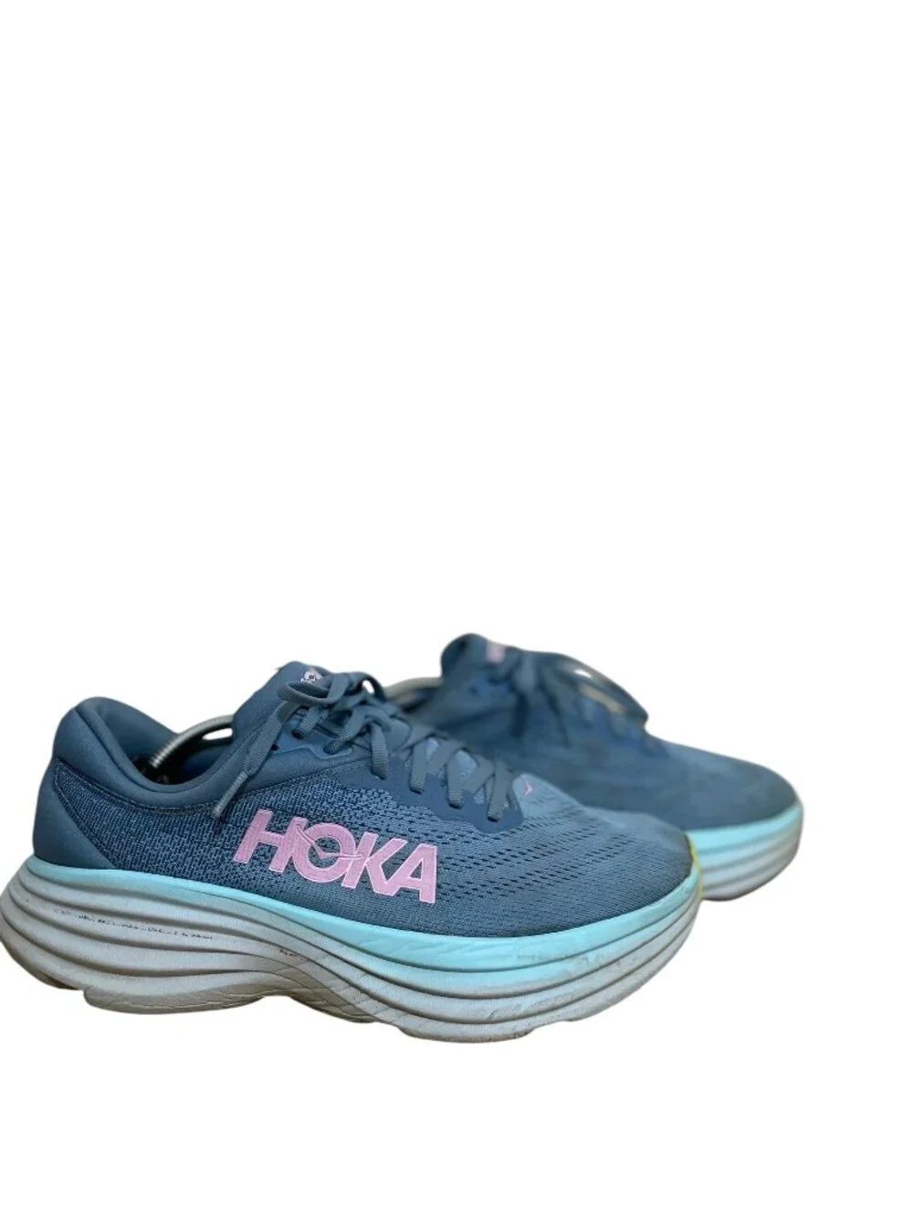 Hoka One One Bondi 8 1127952 SSK Athletic Running Shoes Women's Sz 9.5B